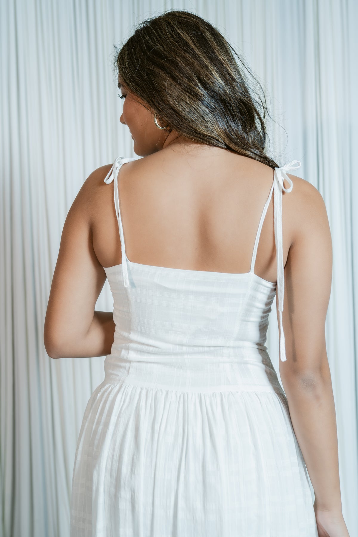 Bella Line Drop Waist Midi