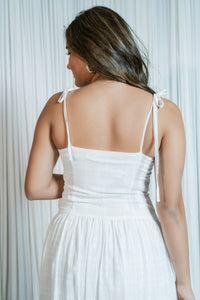 Bella Line Drop Waist Midi