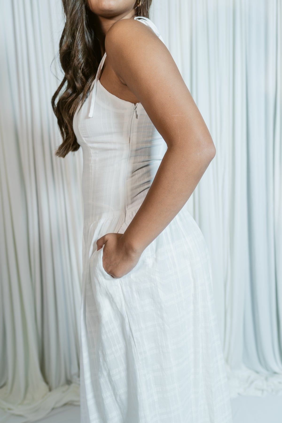 Bella Line Drop Waist Midi For Elyse Bella Line Drop Waist Midi For Elyse