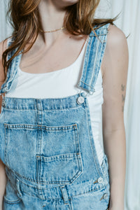 Free People Overall Shorts