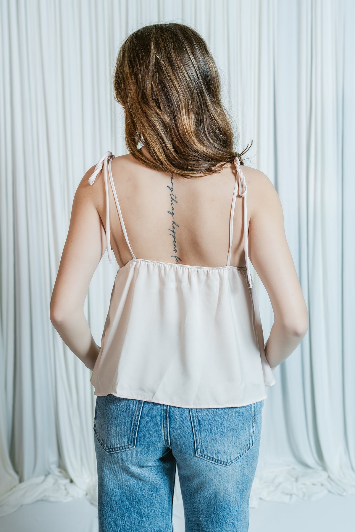 Alanis Lace Cami V-Neck Top