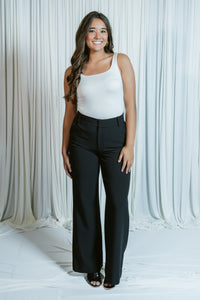 The Jones High Rise Wide Leg Pant