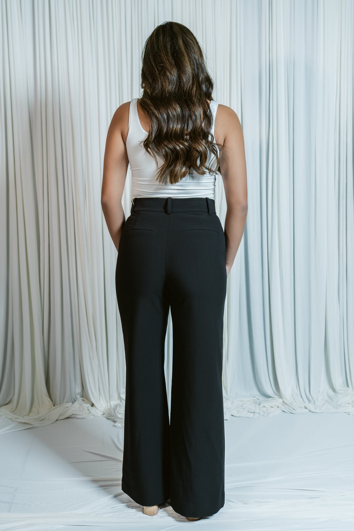 The Jones High Rise Wide Leg Pant