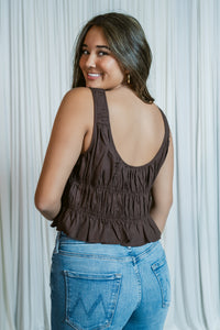 Solstice Tie Front Top
