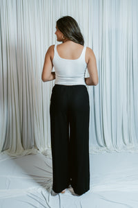 Seaside Estate Drawstring Linen Pants