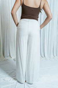 Seabreeze Elastic Waist Linen Pants W/ Pockets