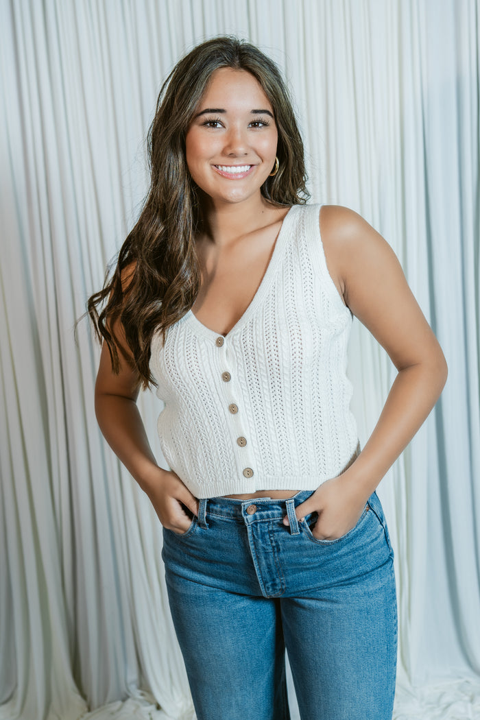 Ivory Lane Knit Vest