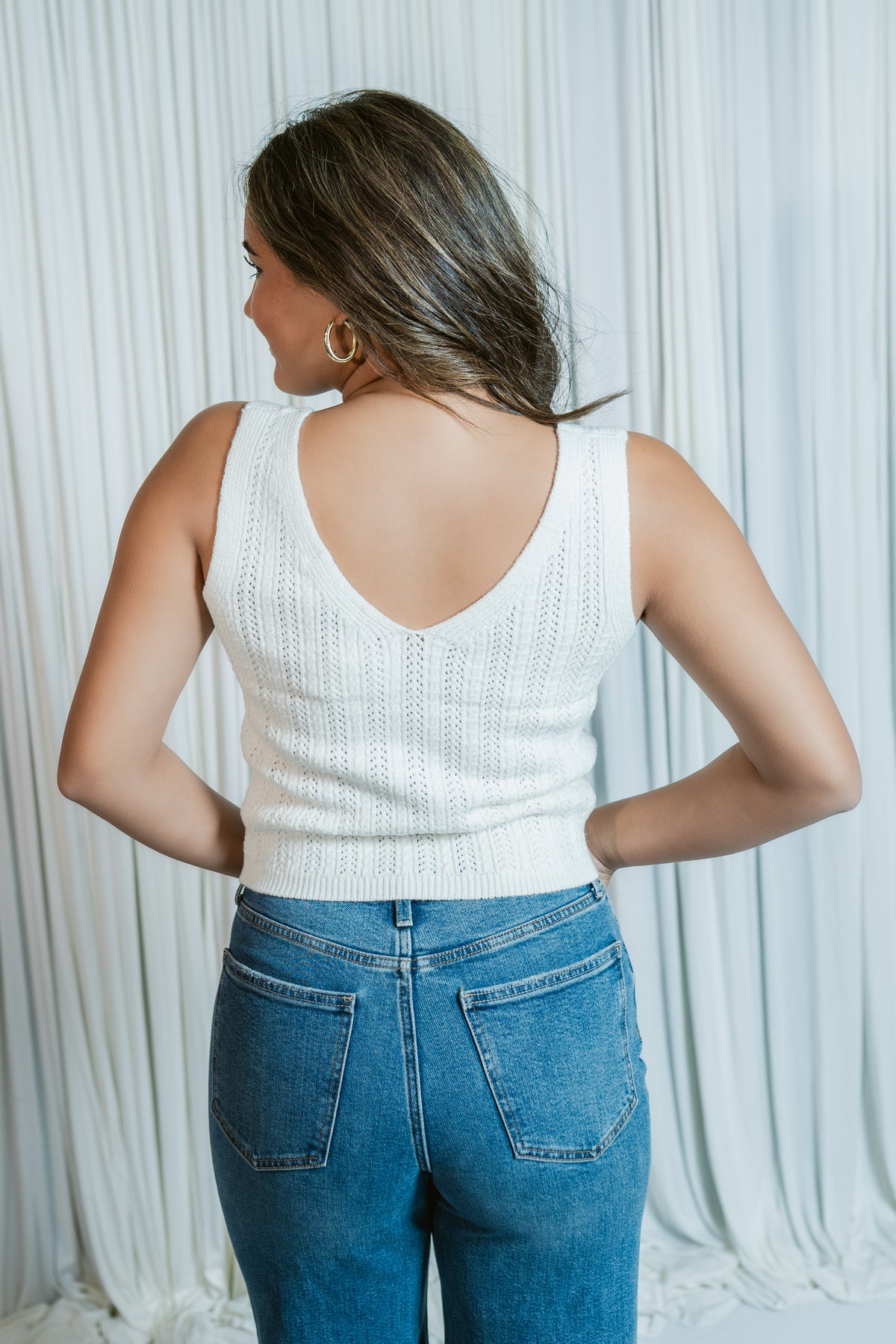 Ivory Lane Knit Vest