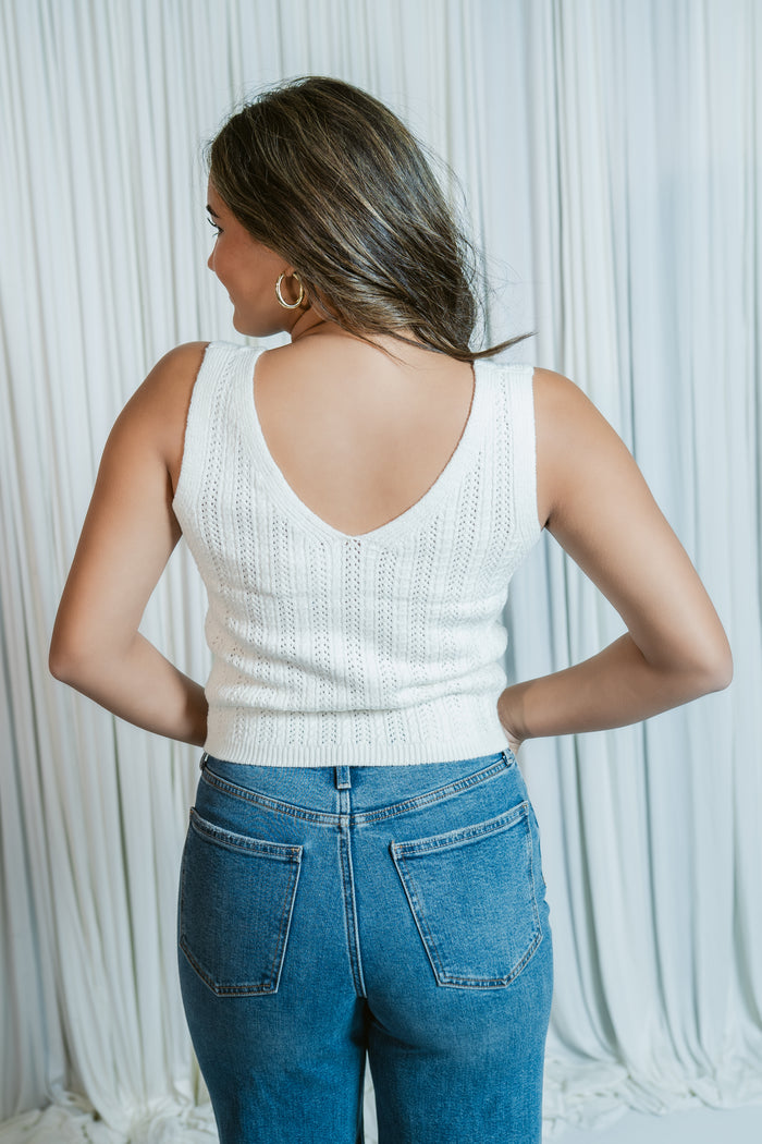 Ivory Lane Knit Vest