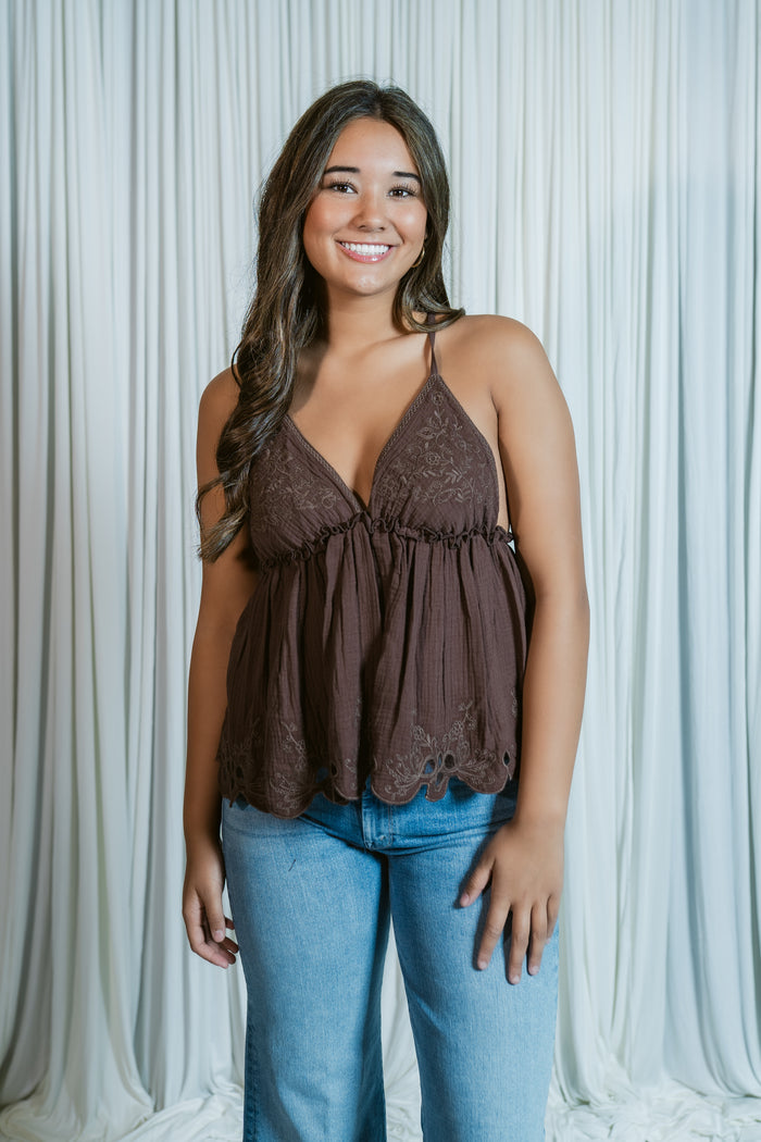 The Alume Embroidered Tank