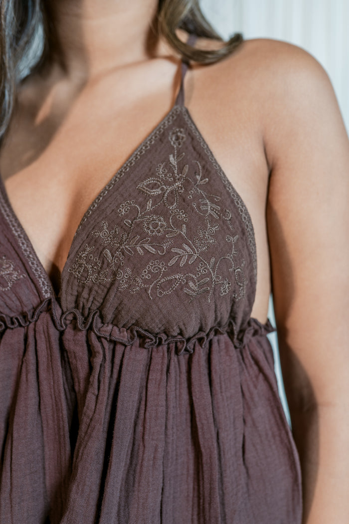 The Alume Embroidered Tank