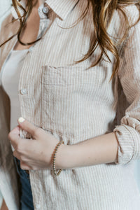 Dominique Everyday Button-Up