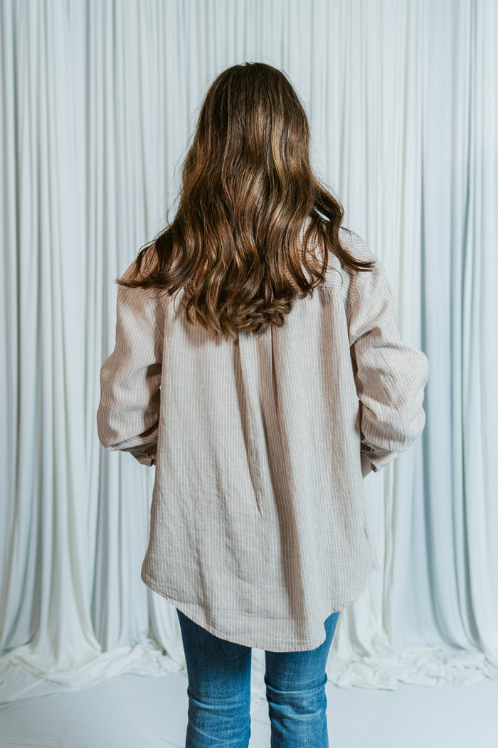 Dominique Everyday Button-Up