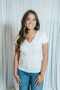Nikki V-Neck Tee