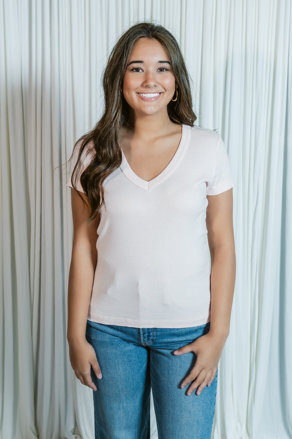 Nikki V-Neck Tee