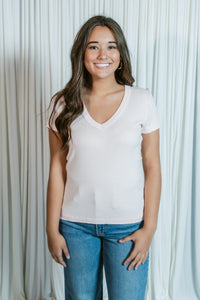 Nikki V-Neck Tee