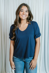 Leandra Sweetheart Shirred Top