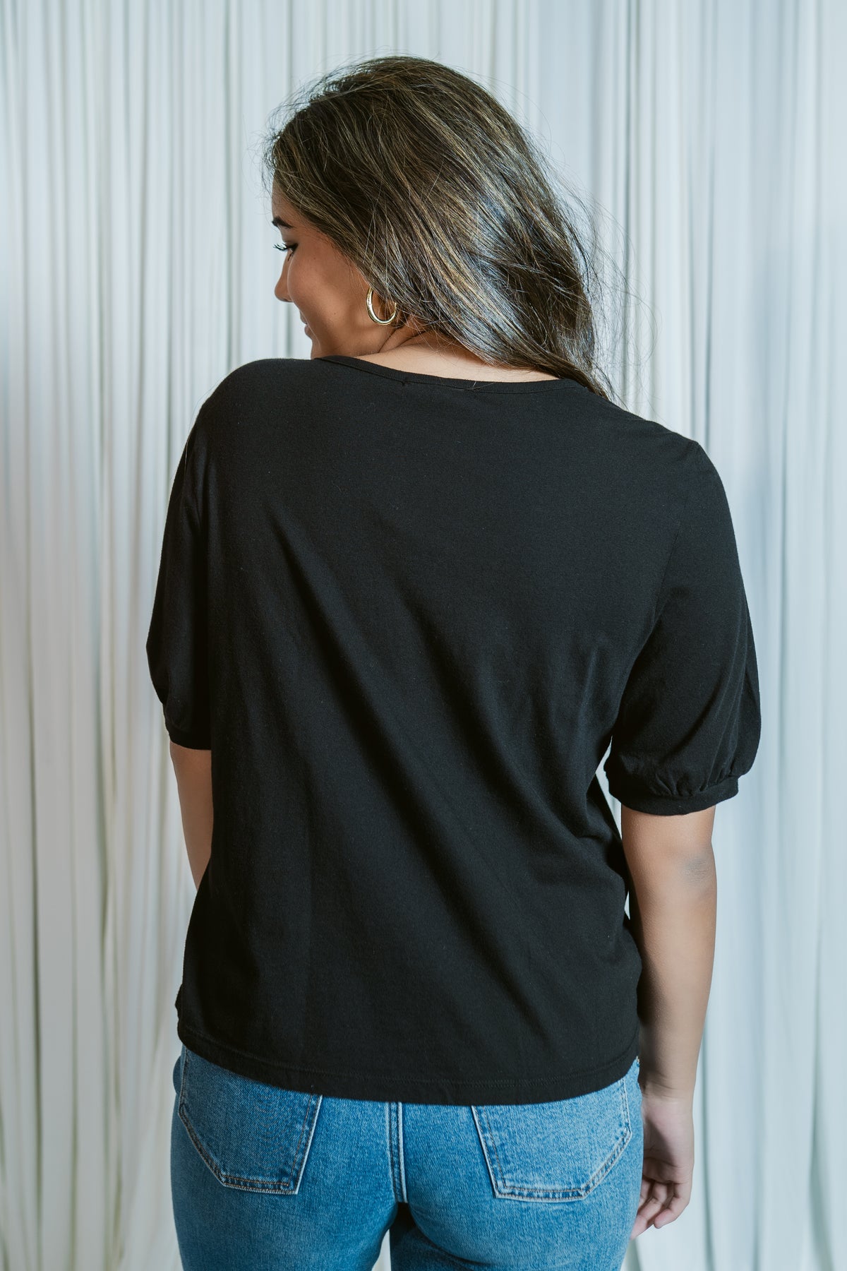 Leandra Sweetheart Shirred Top