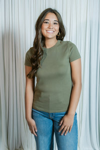 Lexy Short Sleeve Cotton Tee
