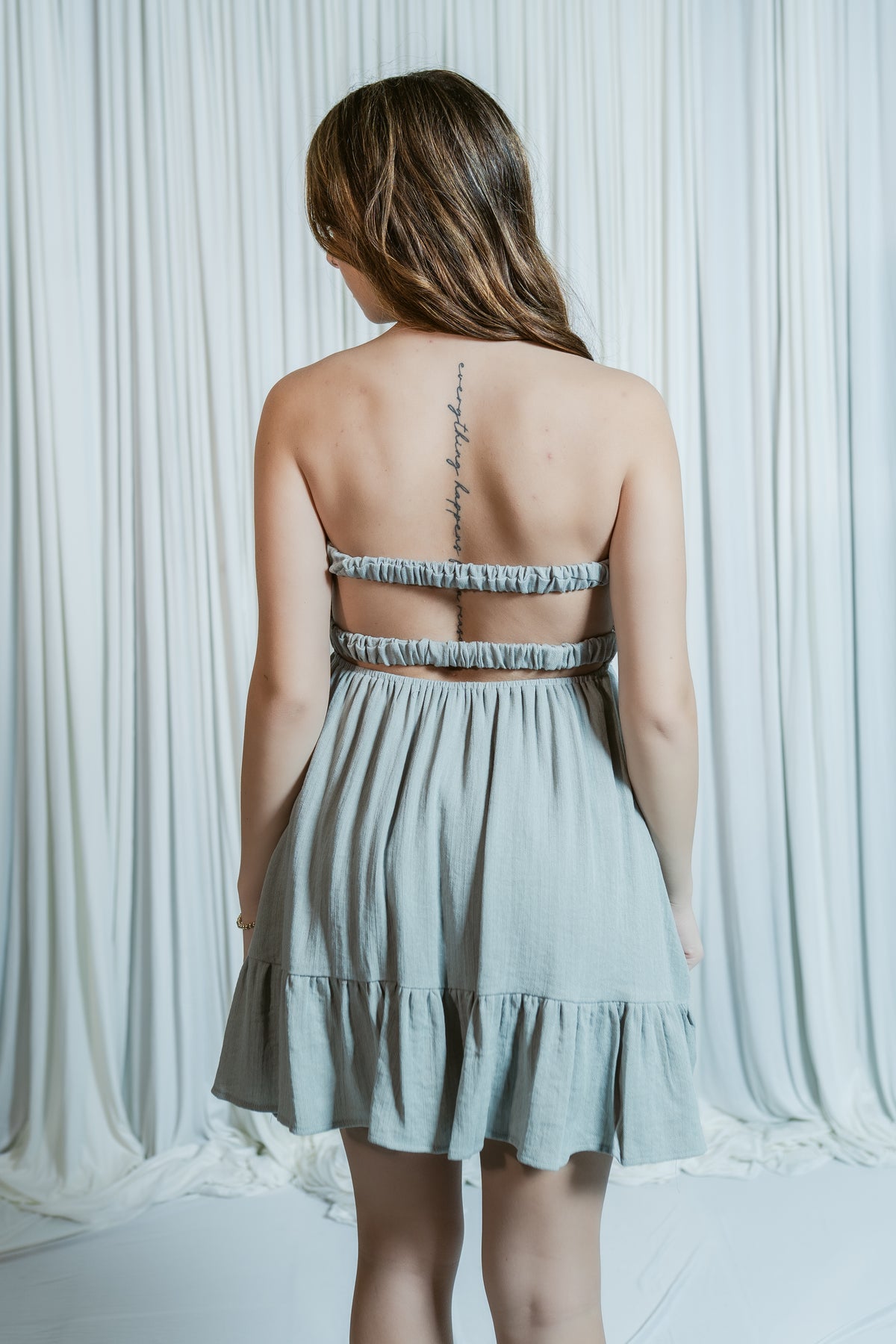 Dusty Willow Mini Dress