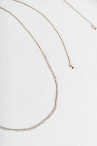 Stainless Steel Cubic Chain Necklace