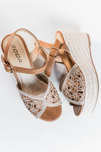 Katima's Favorite Flower Lace Wedge