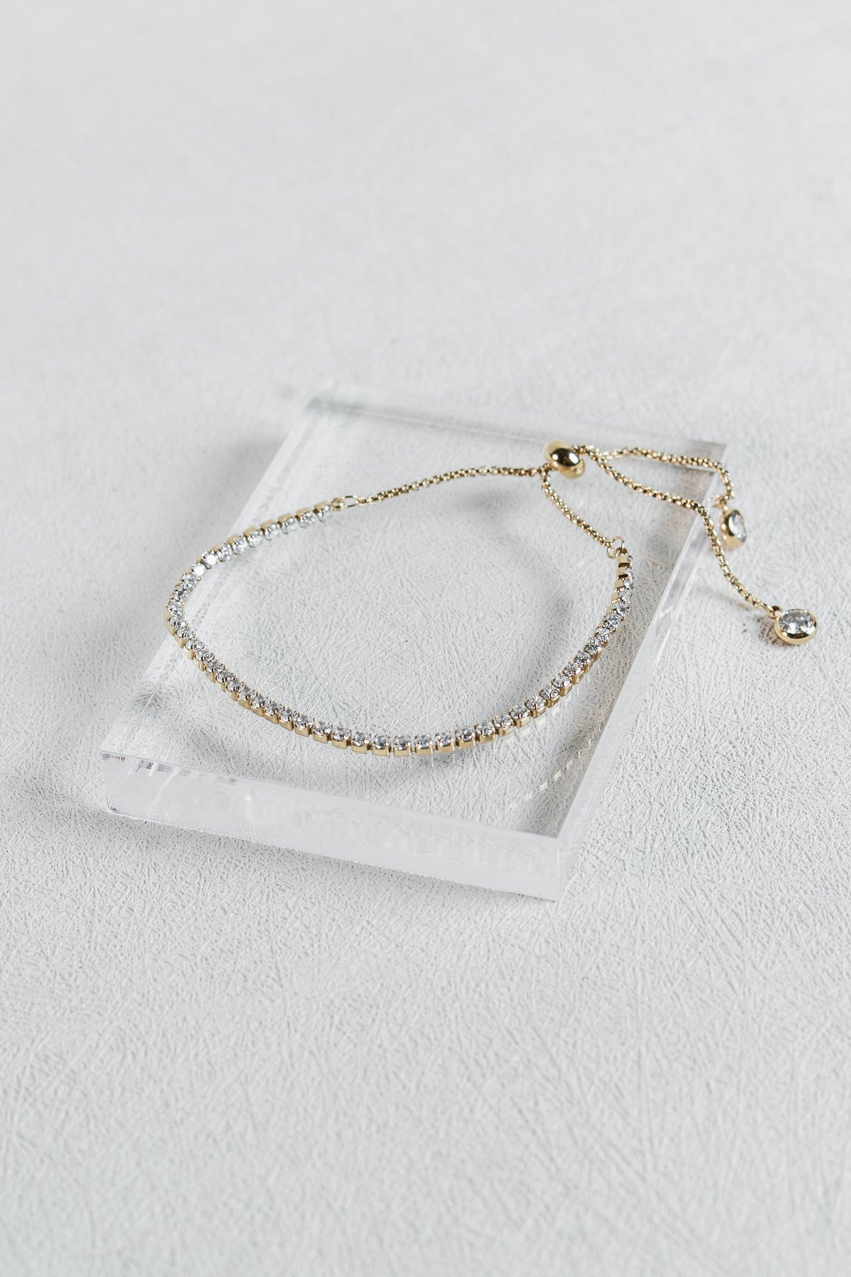 Stainless Steel Thin Band Adjustable Bracelet
