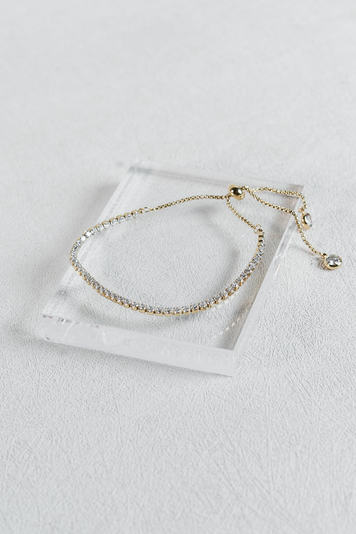 Stainless Steel Thin Band Adjustable Bracelet