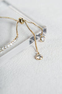 Stainless Steel Thin Band Adjustable Bracelet
