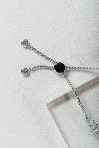 Stainless Steel Cup-Chain Adjustable Bracelet