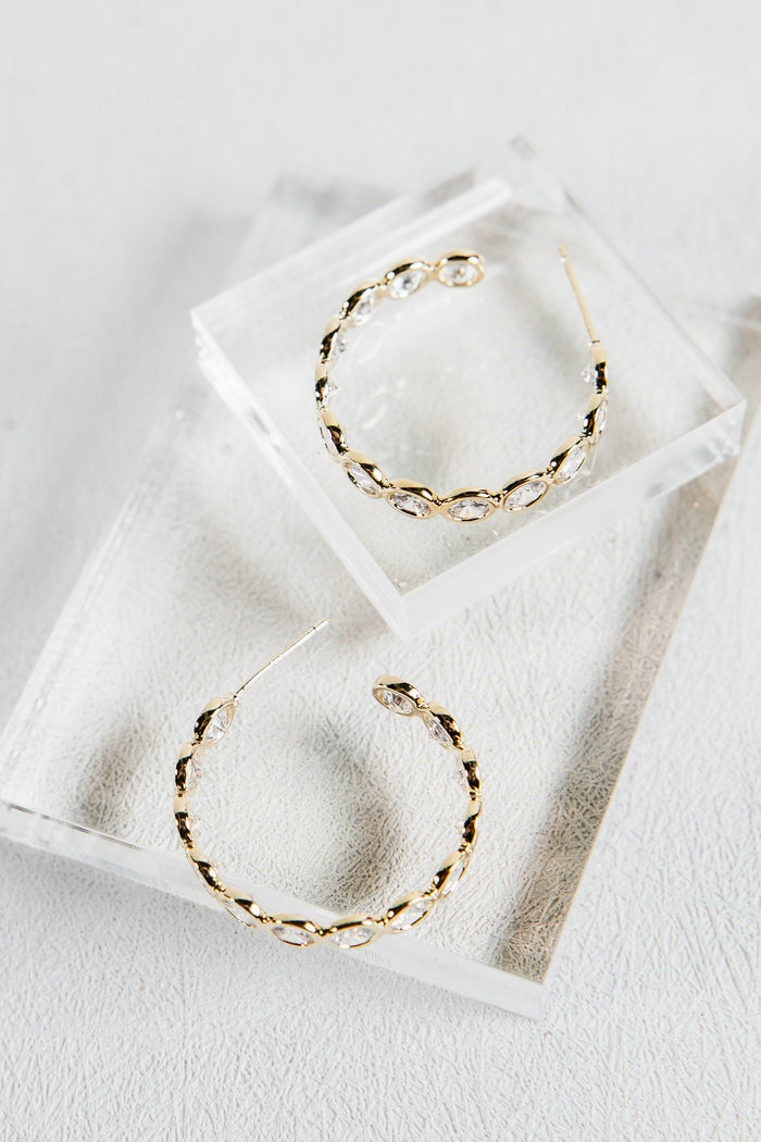 Cubic Zirconia Hoop