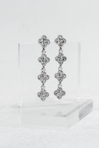 Dipped Clover Dangle Earrings