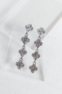 Dipped Clover Dangle Earrings