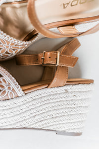 Katima's Favorite Flower Lace Wedge
