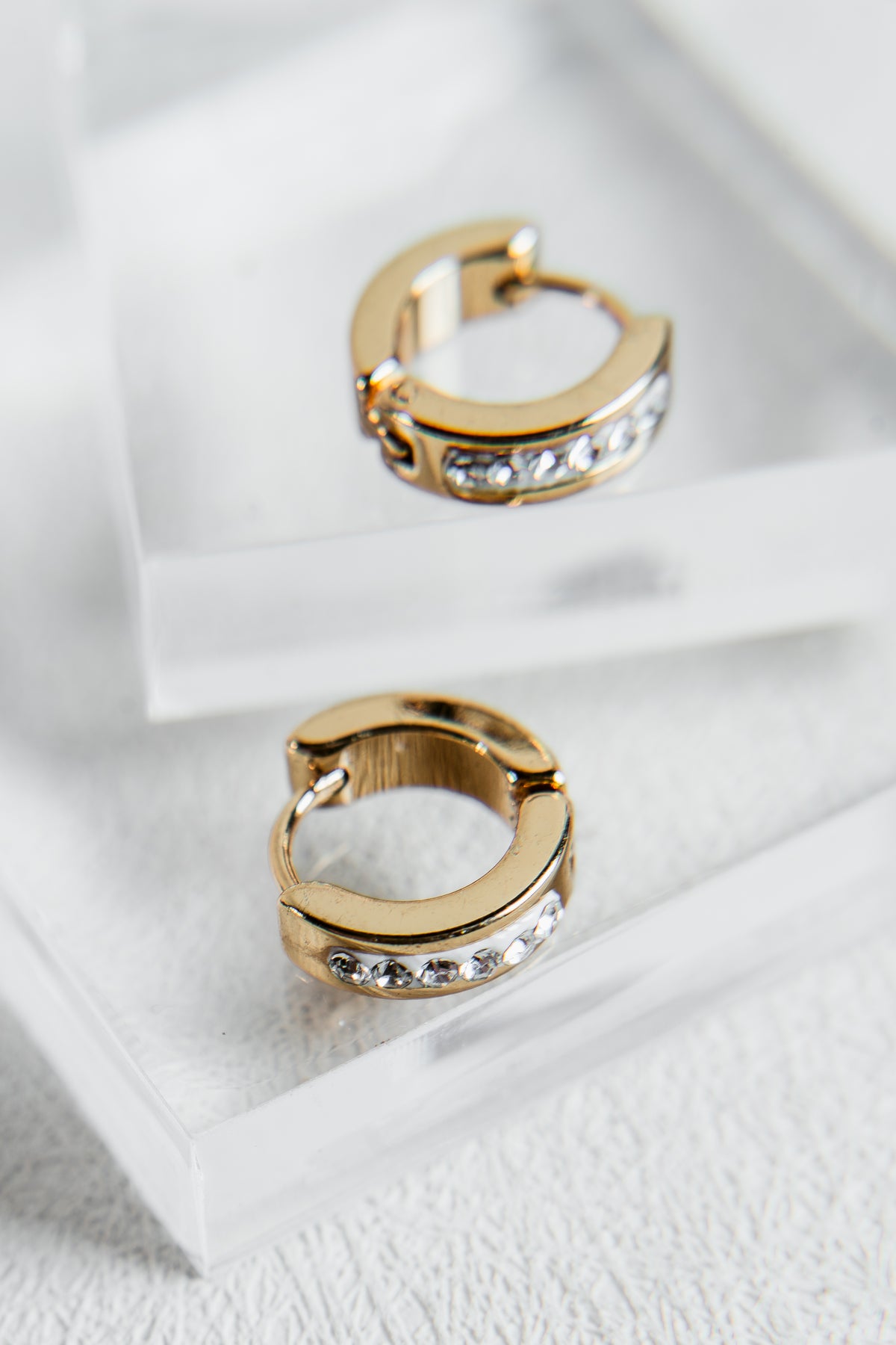 Luxe Radiance Stainless Steel Hoop