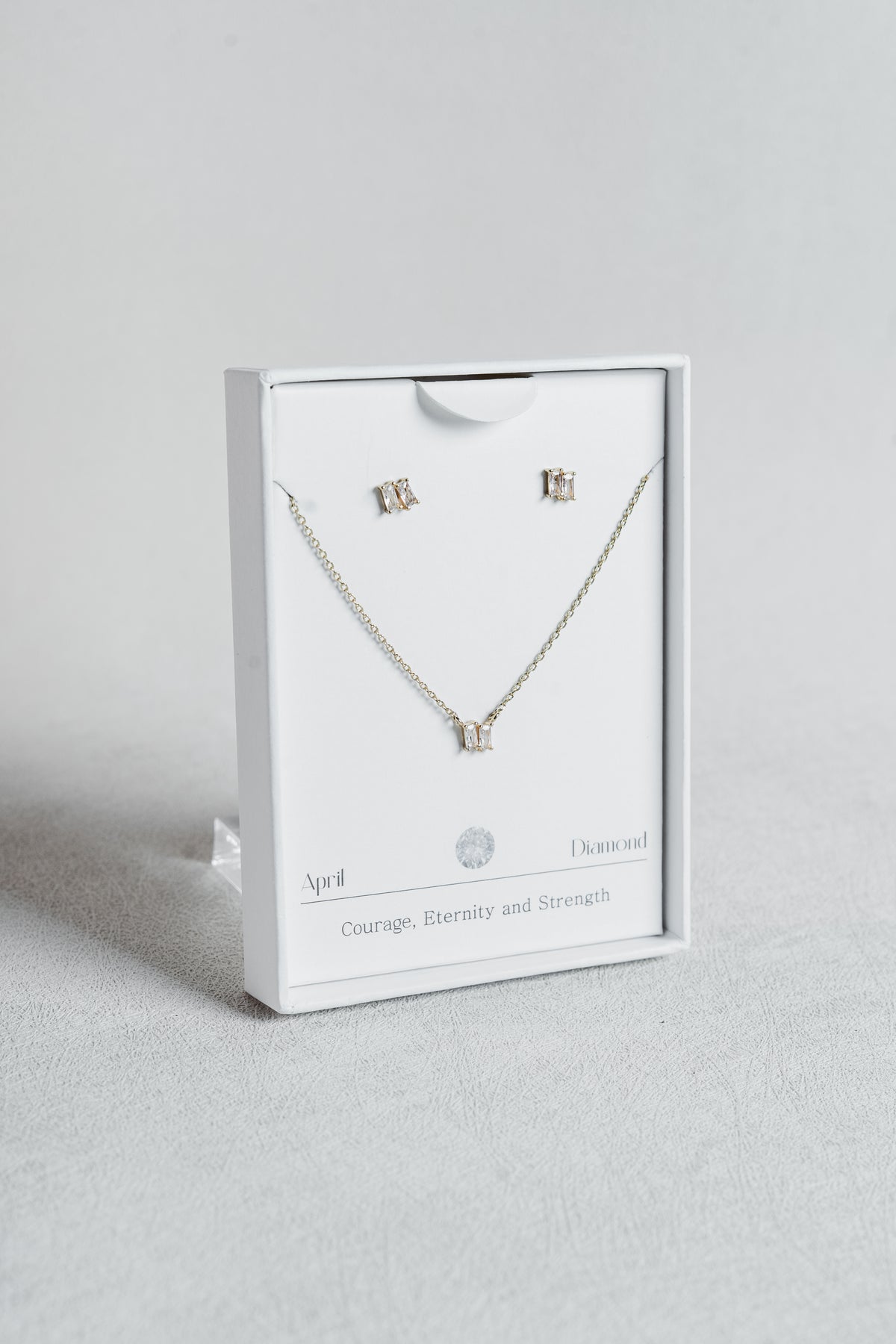 Birthstone Necklace & Earring Set