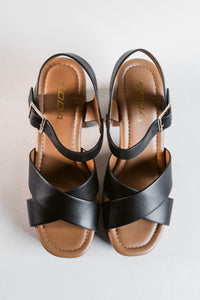 Bonet Gilded Strap Wedge