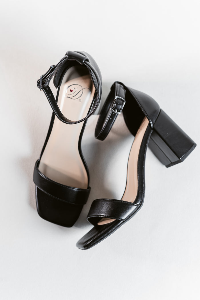 Larch Square Toe 3-Inch Block Heel