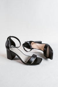 Larch Square Toe 3-Inch Block Heel