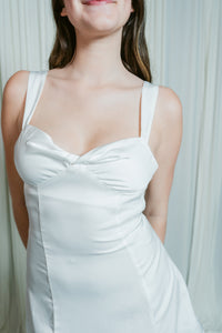 Feel Good Tie Back Silk Mini Dress