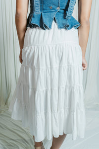 White Willow Tiered Skirt
