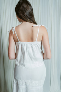 Pecan Trim Pearl Tank