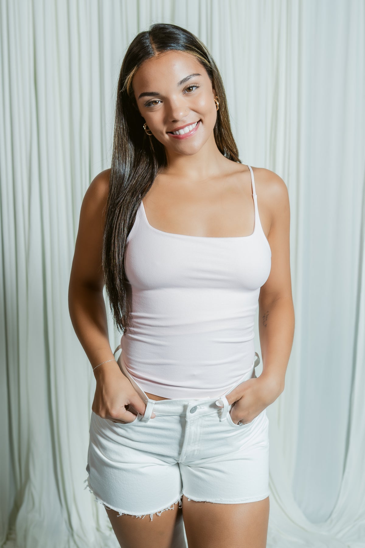Niki's Clean Line Square Neck Cami