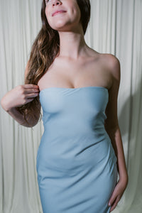 Andi's Strapless Tie Back Maxi Dress