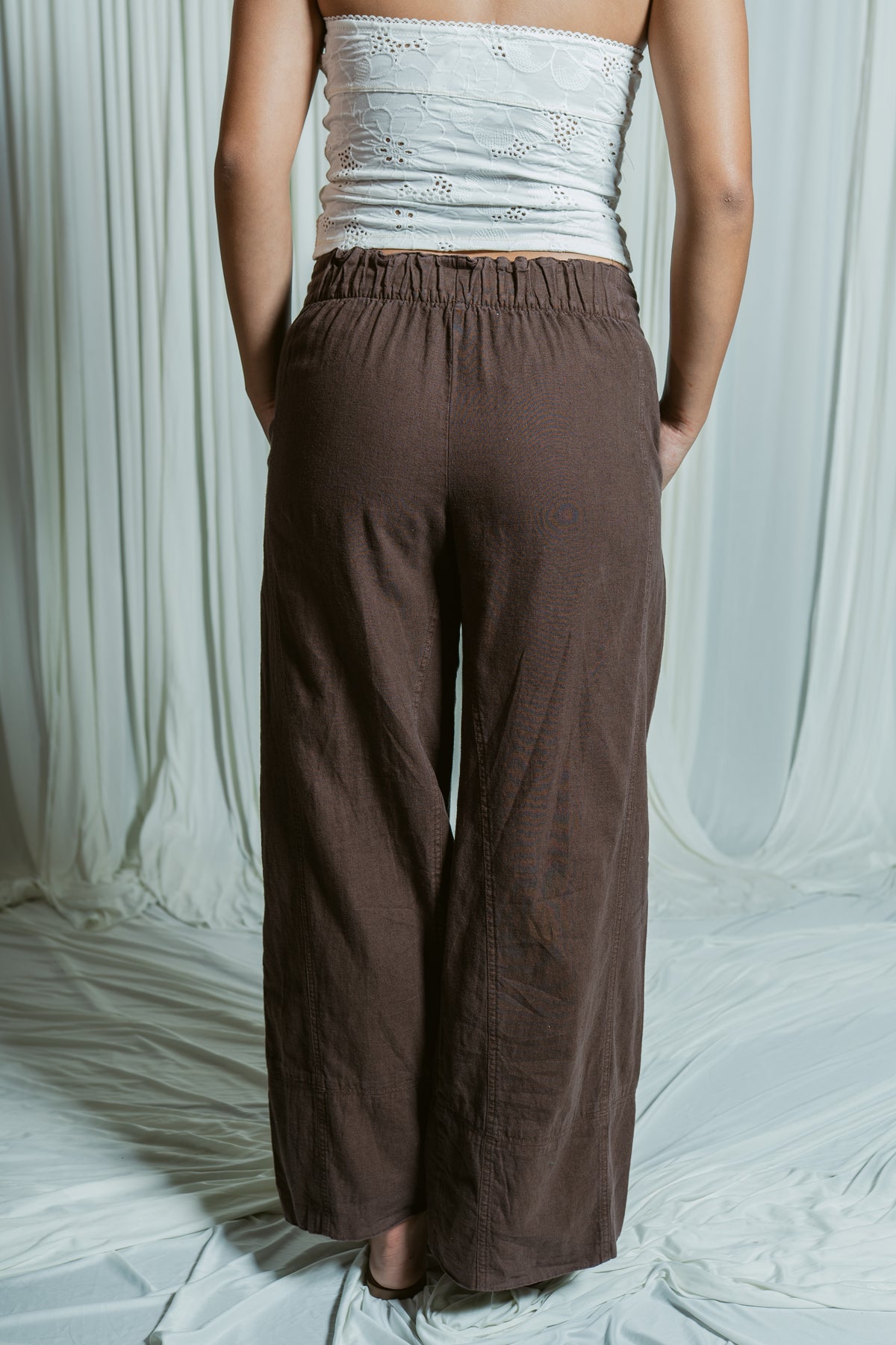Days End Wide Leg Linen Pull On