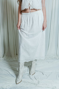 Elodie Embrodied Maxi Skirt