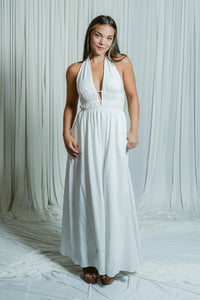 Sweet Serenity Halter Tie Maxi Dress