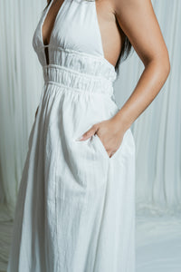 Sweet Serenity Halter Tie Maxi Dress