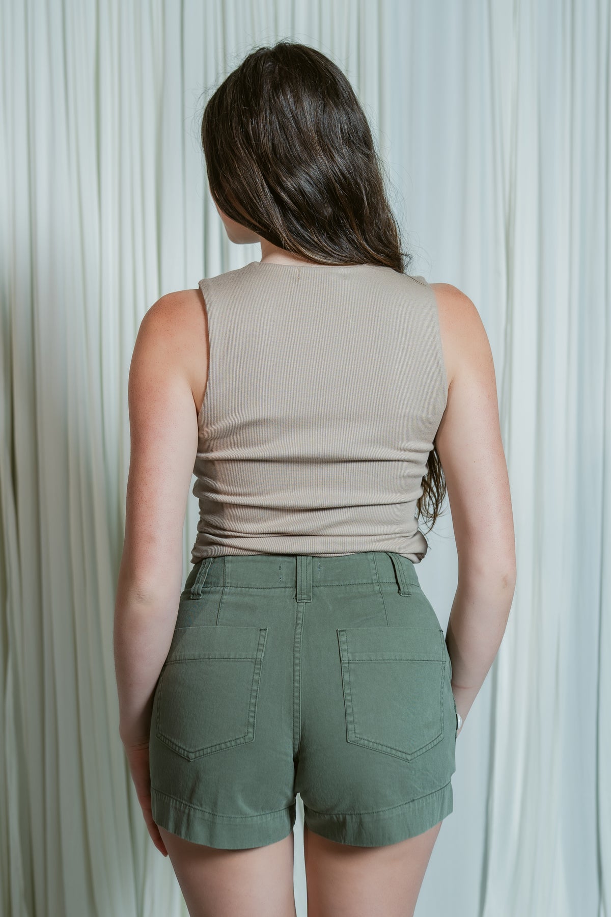 Maribel Sqaure Neck Ultra Ribbed Tank