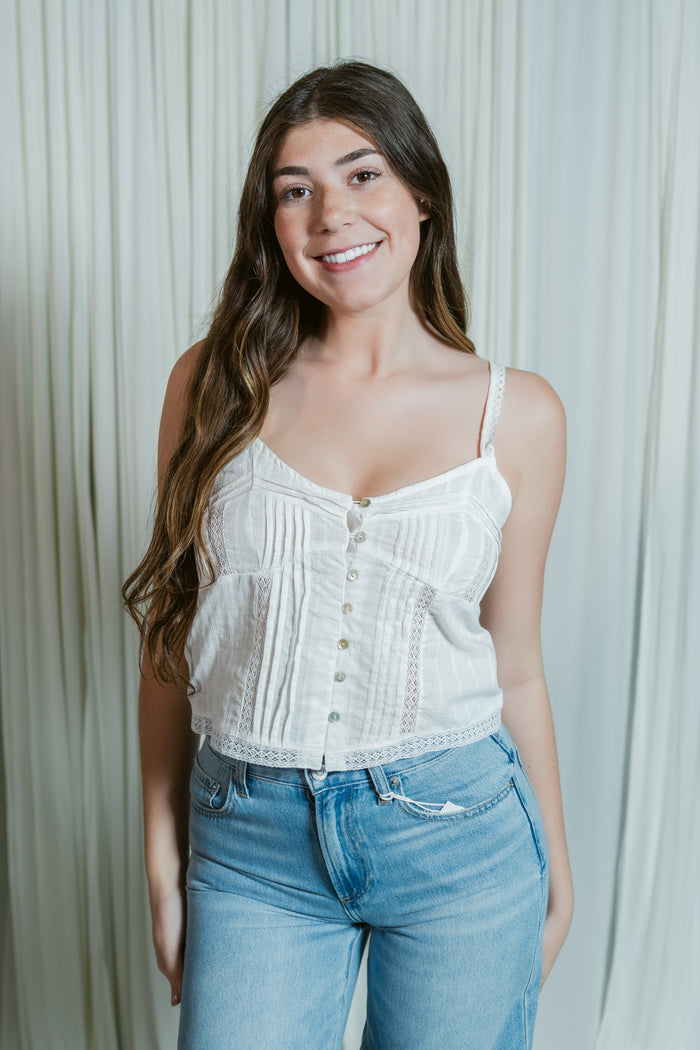 Finneas Button Down Woven Top